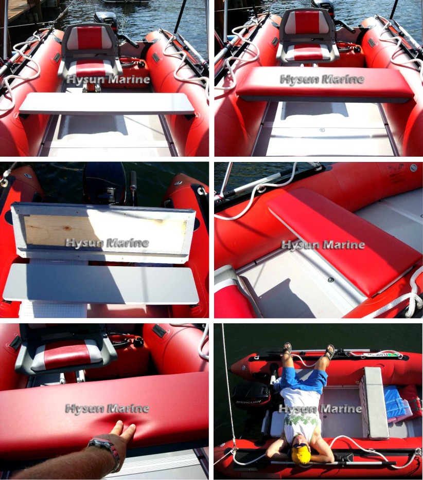 Q27.How to make inflatable boat seat bench to be softer on a bumpy